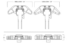 Load image into Gallery viewer, Aero Breach AR-15 Ambidextrous Charging Handle - Small Lever