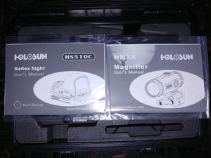 Holosun 510c with 3 Magnifier
