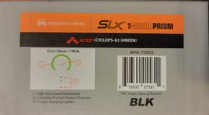 Primary Arms SLx 1X MicroPrism with Green Illuminated ACSS Cyclops Gen II Reticle