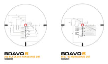 Load image into Gallery viewer, Bravo 5 Megaview 300 Blackout Horseshoe Dot