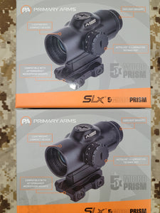 Primary Arms SLx 5X MicroPrism™ACSS Aurora 5.56/.308 Reticle - Yard