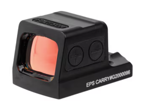 Holosun EPS Carry Enclosed Pistol Sight - 2 MOA Dot - Red Reticle