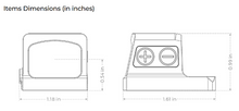 Load image into Gallery viewer, Holosun EPS Enclosed Pistol Sight - 2 MOA Dot - Red Reticle