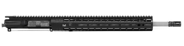 M4E1 ENHANCED COMPLETE UPPER, 18" .223 WYLDE FLUTED SS RIFLE LENGTH BARREL, EM-15 GEN 2 HANDGUARD - ANODIZED BLACK