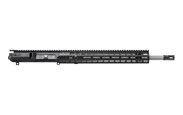 Aero Precision M5E1 COMPLETE UPPER, 18" .308 SS FLUTED BARREL, EM-15 HANDGUARD - ANODIZED BLACK