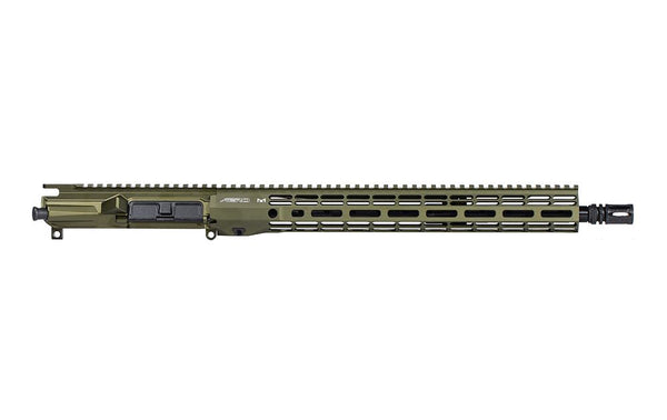 Aero Precision M4E1 THREADED COMPLETE UPPER, 16" 5.56 MID-LENGTH BARREL, 15" ATLAS R-ONE M-LOK HG - ODG ANODIZED