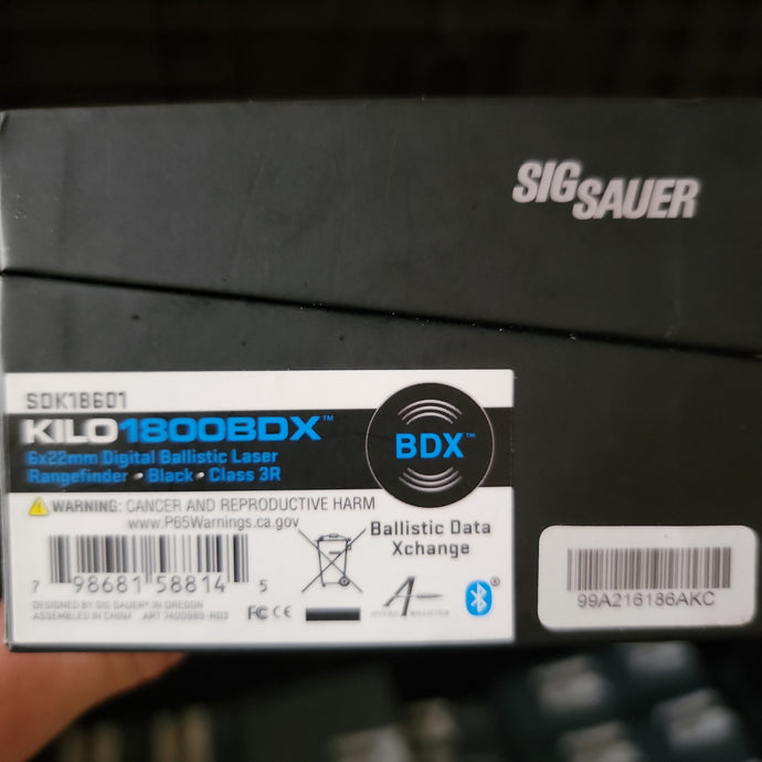 Sig Sauer Kilo 1800 BDX SOK18601 6x22mm