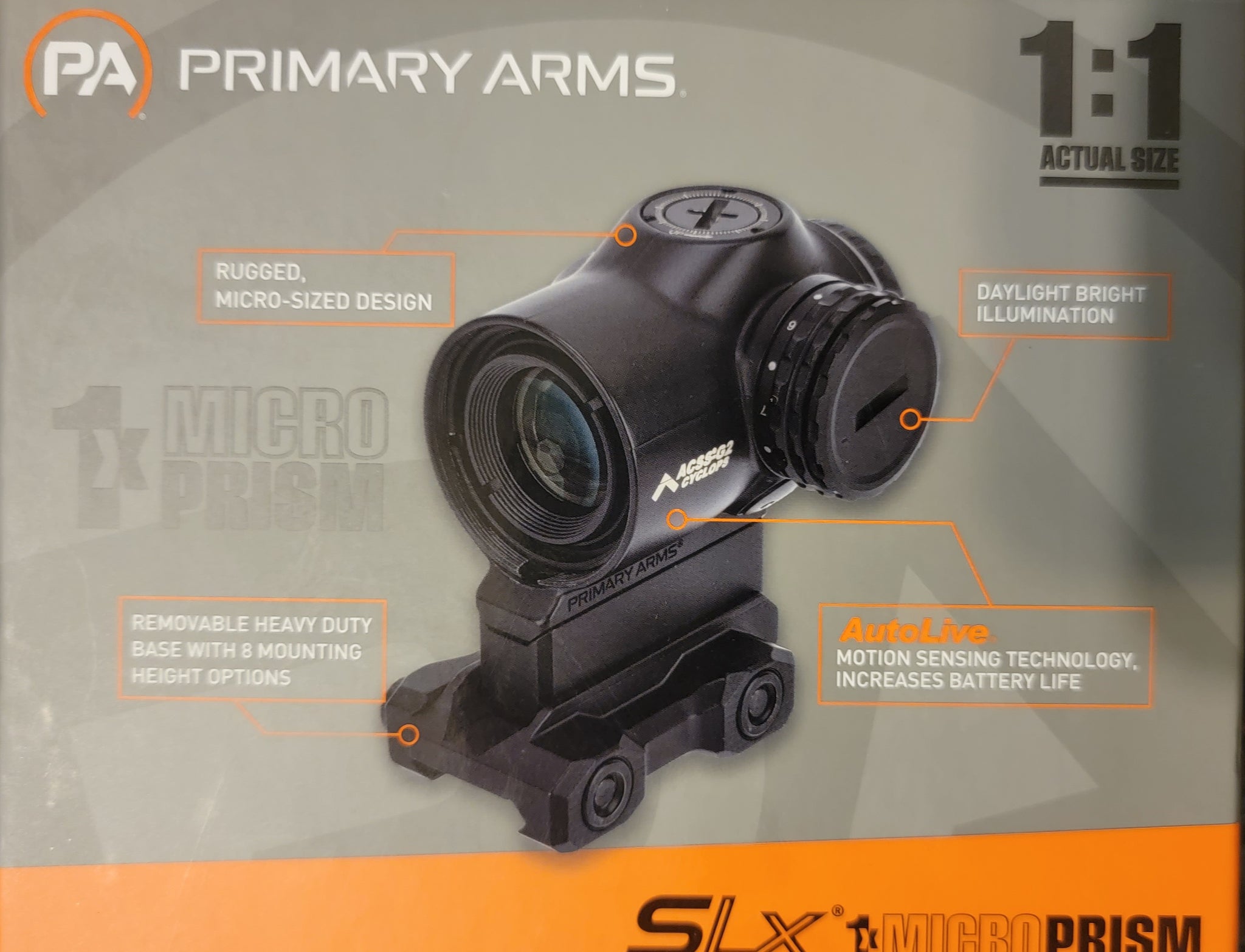 Primary Arms SLx 1X MicroPrism ACSS Cyclops G2 Green Webinar