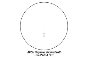Primary Arms SLx 3X Micro Magnifier w/ ACSS Pegasus Ranging Reticle